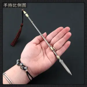 Zhao Yun Ancient Spear Model 22cm Metal Decor 10 S58dae402cf2b46a49f6cbe04963f6119u