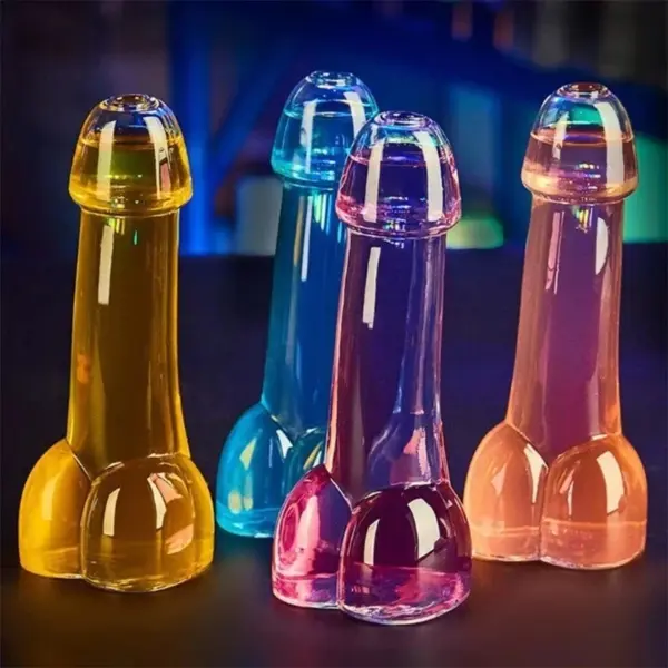 Penis-Shaped Glass Cocktail Cup for Parties - Image 4