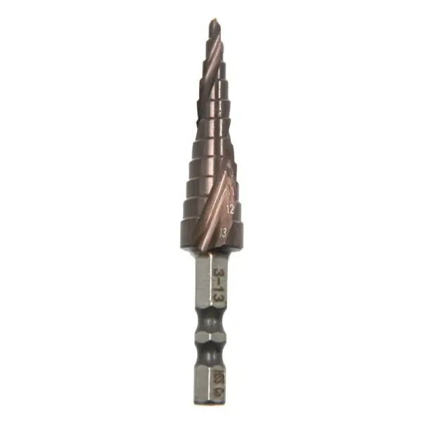 M35 Cobalt Step Drill Bit 3-13mm Hexagonal - Image 6