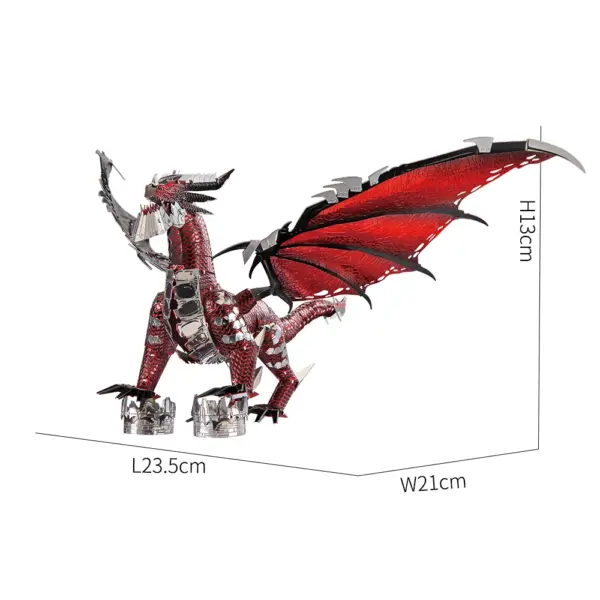 3D Metal Dragon Puzzle DIY Model Kits - Image 4