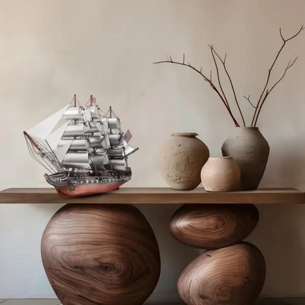 Piececool 3D Metal Sailing Frigate Model Kit - Image 5