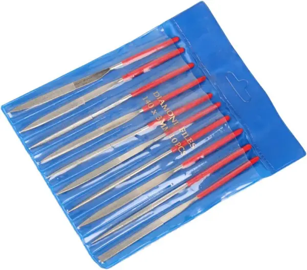 10Pcs Mini Diamond Needle File Set - Image 7