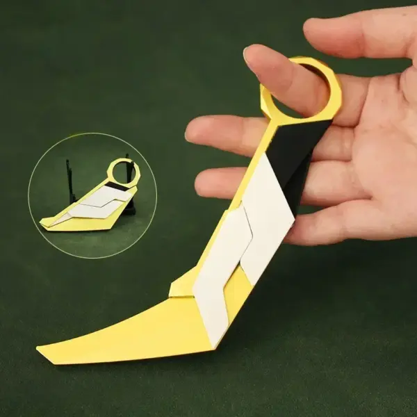Valorant Karambit Prime Balisong Knife Model - Image 4