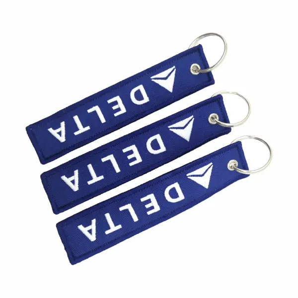 Blue DELTA Keychain Metal Accessory for All - Image 4