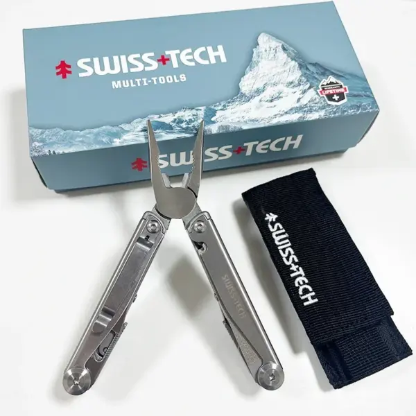 18-In-1 Swiss Tech Multitool Pliers EDC Tool - Image 9