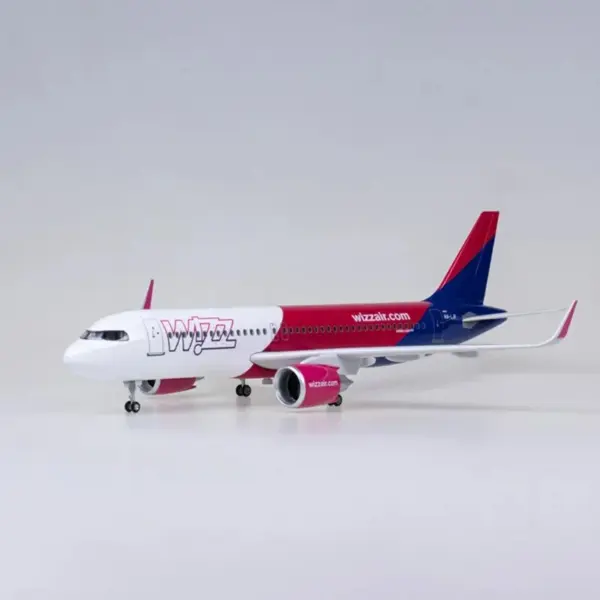 A320NEO Wizz Air Model Toy Airplane 47CM - Image 2
