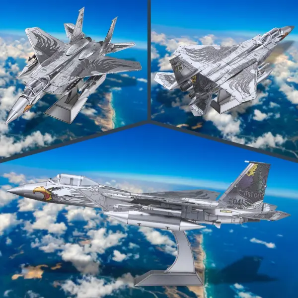 Piececool F-15 Fighter 3D Metal Puzzle Model - Image 3