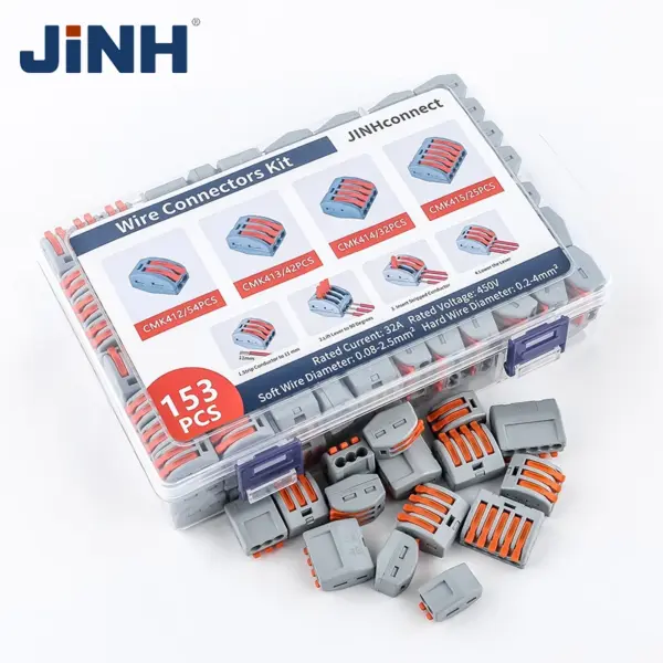 153Pcs Electrical Terminal Block Connector Kit - Image 2