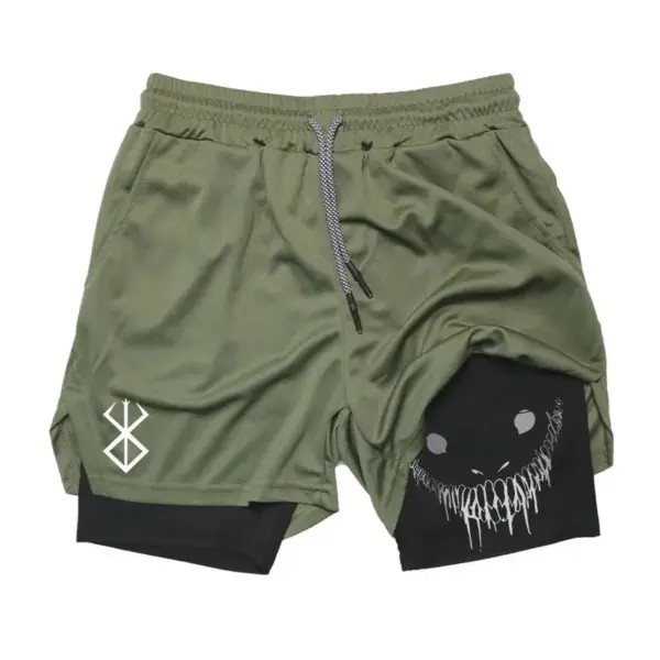 Anime Baki Hanma Fitness Shorts for Men - Image 10
