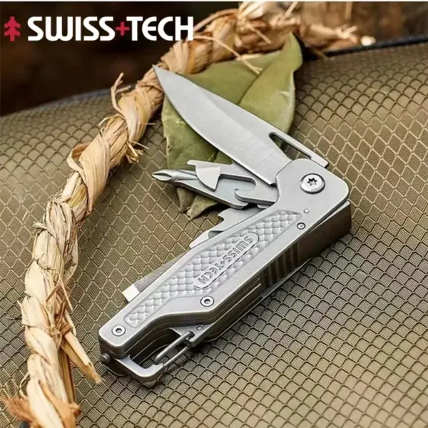13-in-1 Stainless Steel Folding Multitool - Image 4