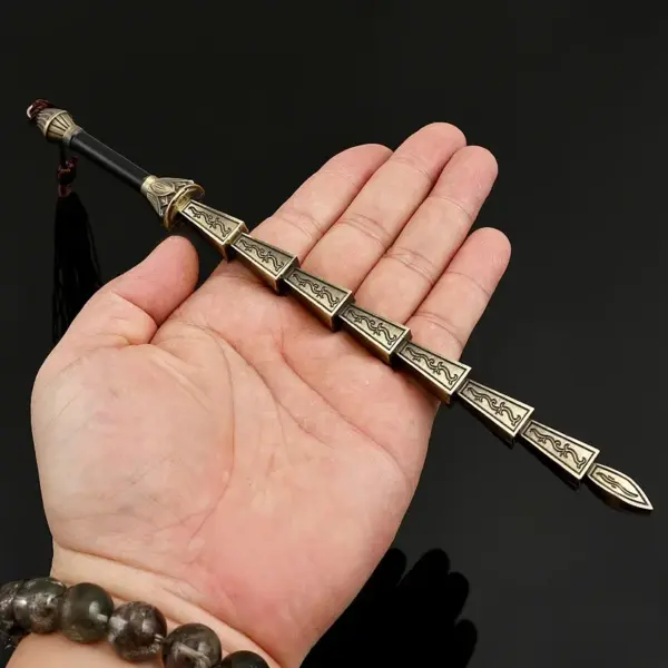 22cm Metal Whip Model from Legend of Deification - Image 3