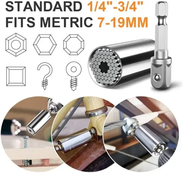 Magic Socket Multi-Tool for Wood Drilling - Image 3