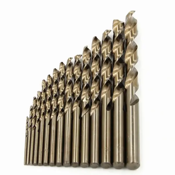 15pc M35 Cobalt Twist Drill Bit Set - Image 5