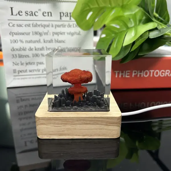 Mushroom Cloud Decorative Night Light Lamp - Image 4