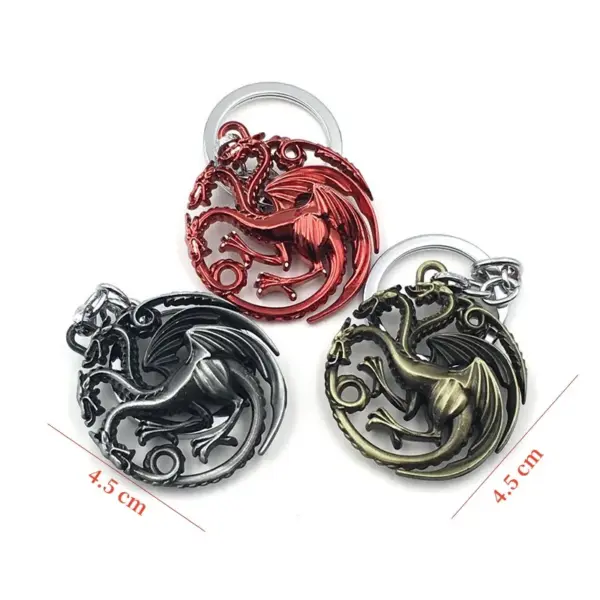 Retro Wolf Head Keychain Pendant for Gifts - Image 5