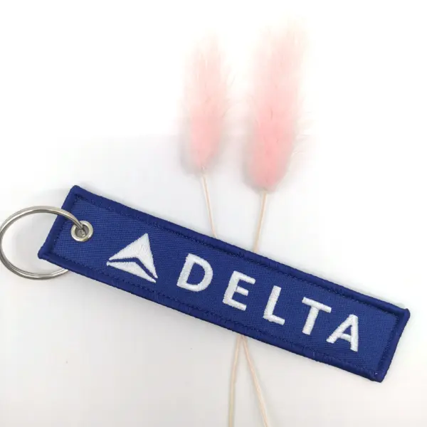 Blue DELTA Keychain Metal Accessory for All - Image 5