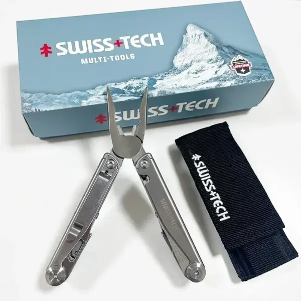 18-in-1 Swiss Tech Multi Tool Pliers - Image 8