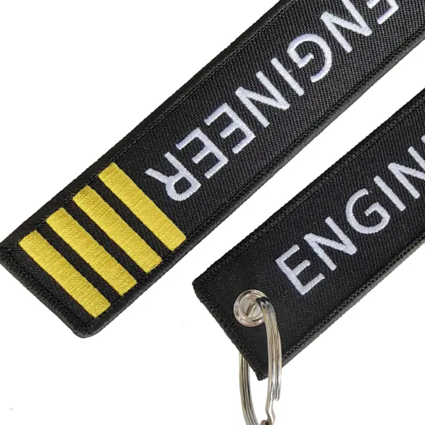 Double-Sided Embroidery Keychain for Engineers - Image 5