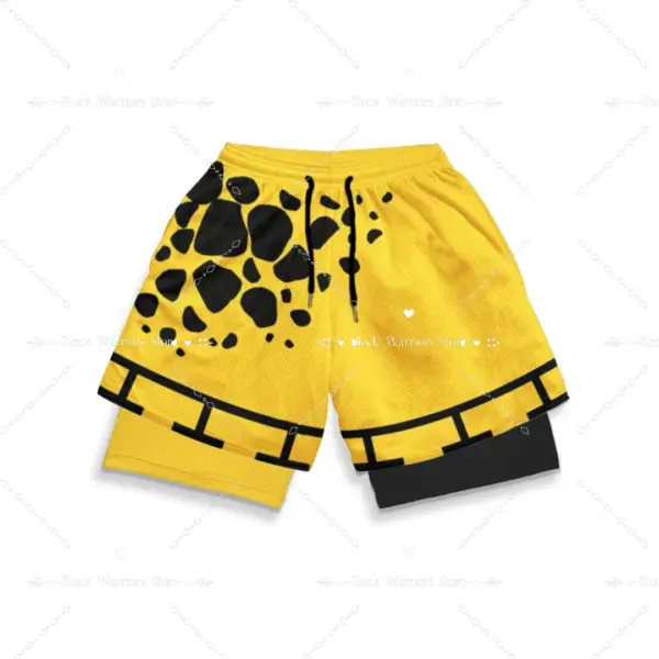 Anime 2-in-1 Sports Shorts for Men - Image 6