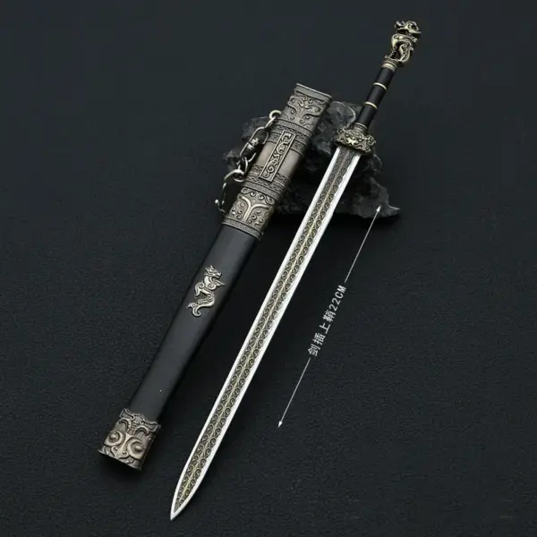 22cm Metal Toy Katana Sword Replica - Image 2