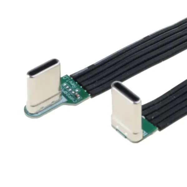 USB C to USB C Flat Silicone Cable 60W - Image 2