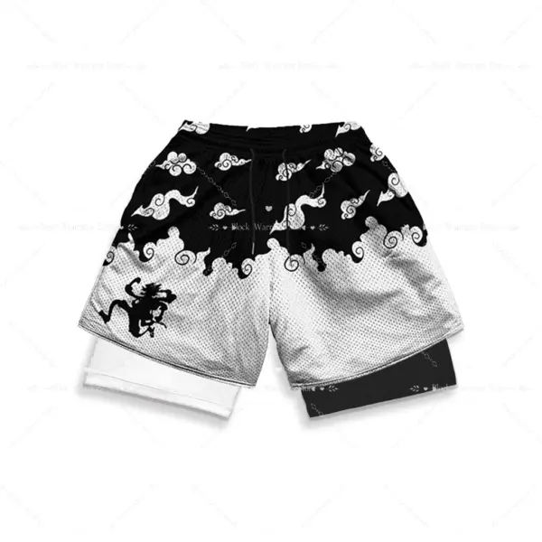 Anime 2-in-1 Sports Shorts for Men - Image 9
