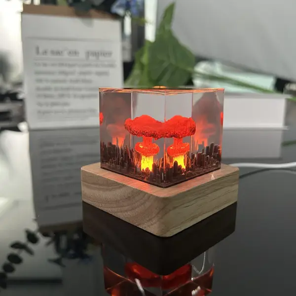 Mushroom Cloud Decorative Night Light Lamp - Image 3