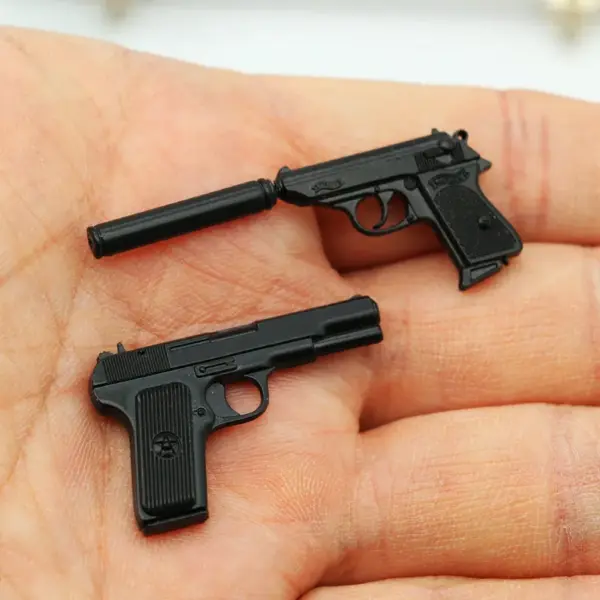 Miniature Metal Pistol Gun Model Accessories - Image 3