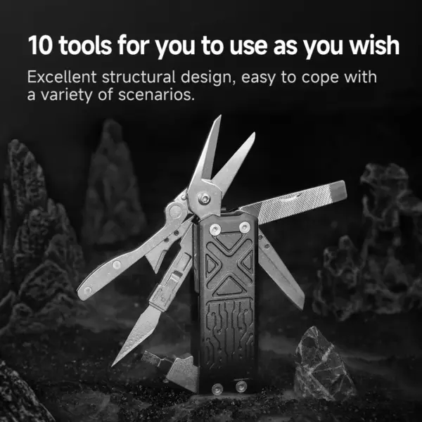 NexTool Portable Multitool with Blades and Scissors - Image 5