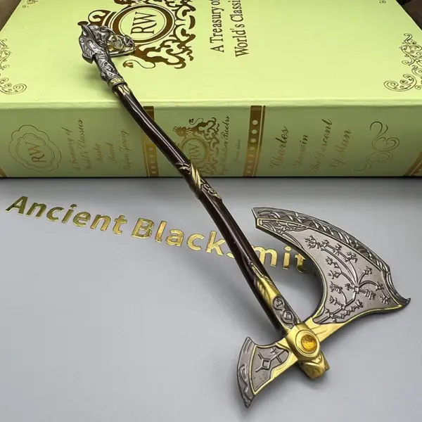 17cm Kratos Leviathan Ax and Shield Model - Image 7