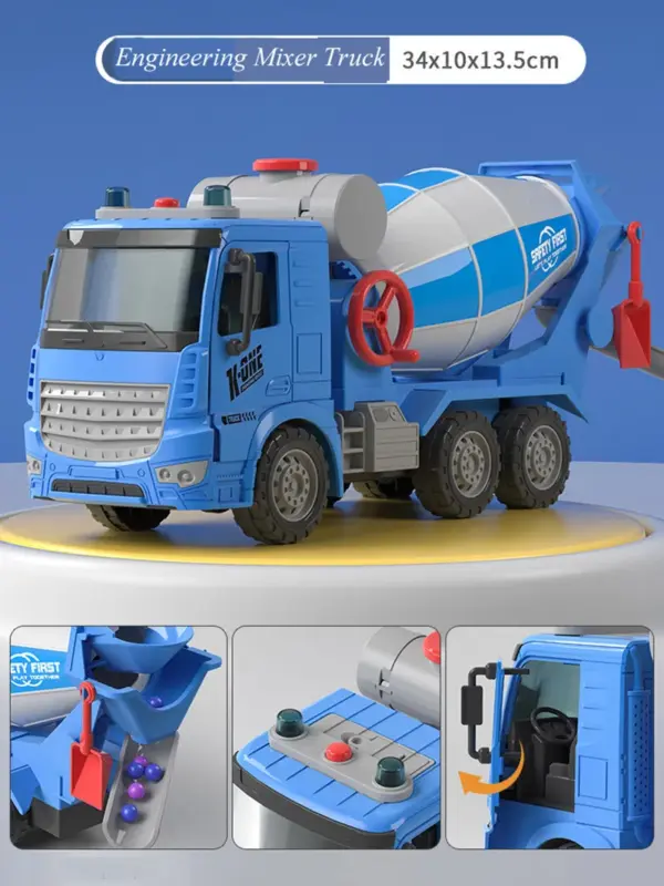 Cement Truck Mixer Model with Sound and Light - Image 17