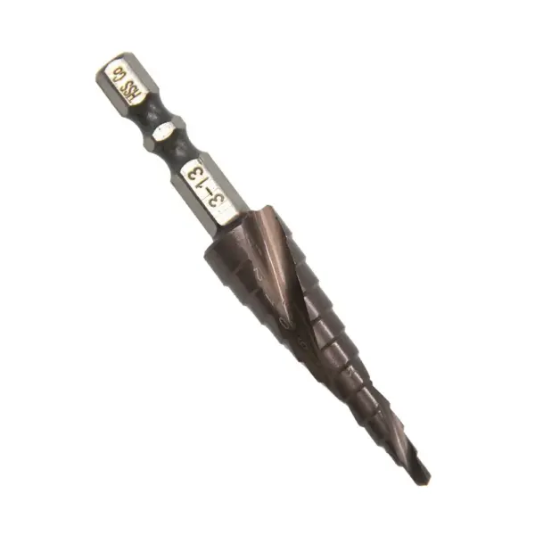 M35 Cobalt Step Drill Bit 3-13mm Hexagonal - Image 4