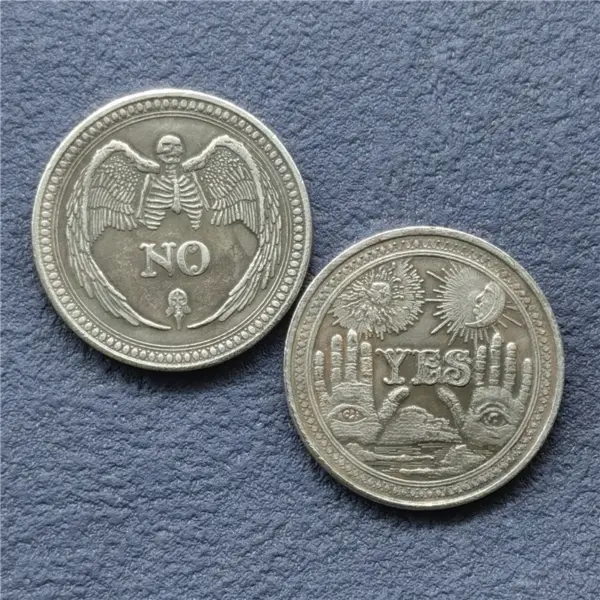 YES Or NO Copper Craft Coin Collectible - Image 3