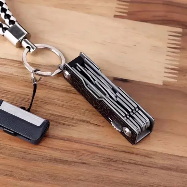 8-in-1 Swiss Tech Multitool EDC Outdoor Knife - Image 4
