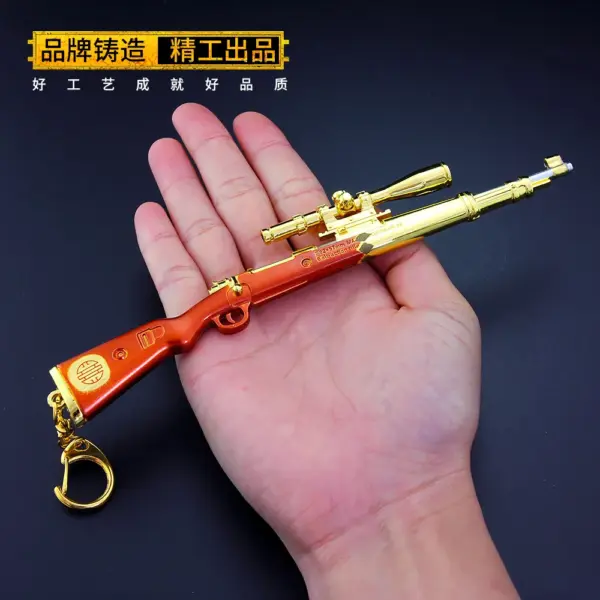 Kar98k Rifle Miniature 17cm Metal Keychain - Image 8