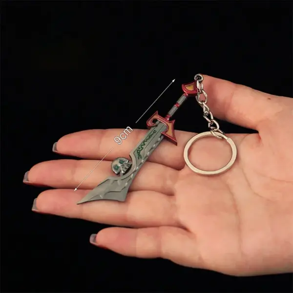 9cm Lich King Ember Bringer Sword Keychain - Image 2