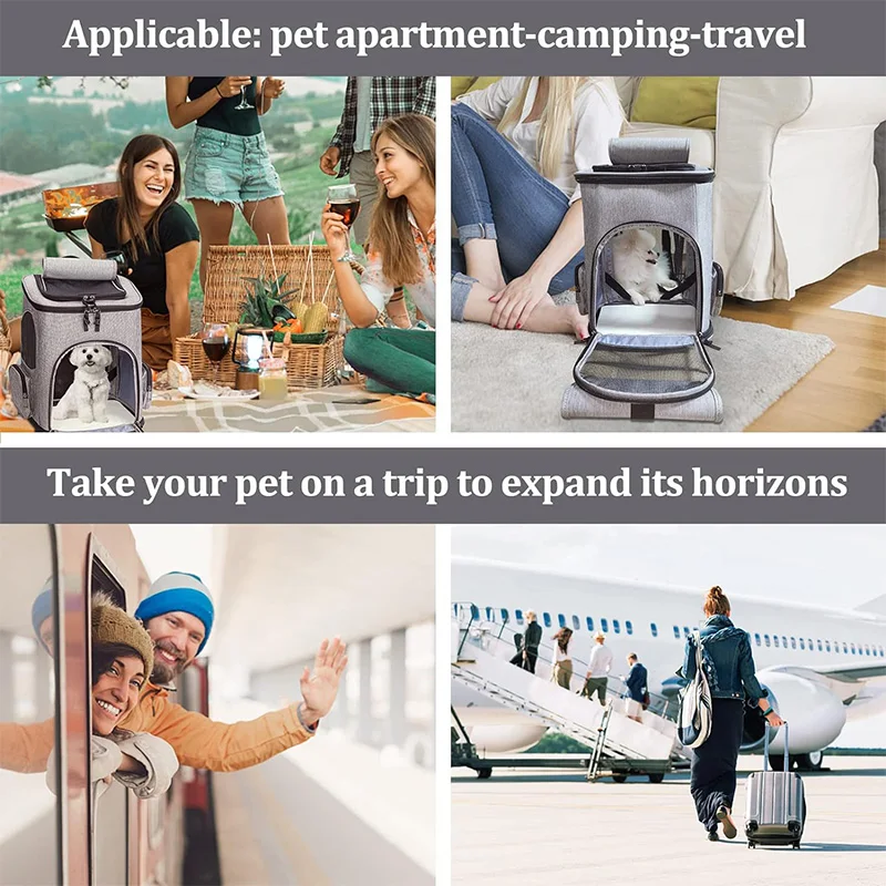 Expandable Cat Carrier Backpack for Travel 5 Expandable Cat Carrier Backpack for Travel - Image 5
