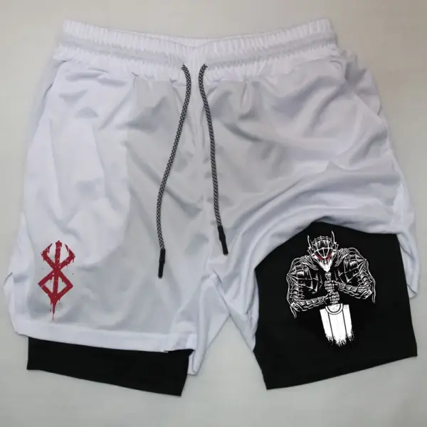 Men's Quick-Dry 2 In 1 Gym Shorts - Image 8