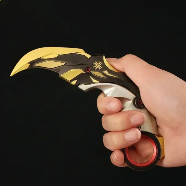 Valorant Karambit Prime Balisong Knife Model - Image 3
