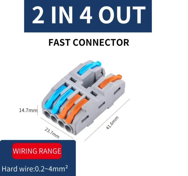 10Pcs Universal Wire Connectors CMK422 32A - Image 9