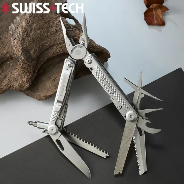 18-In-1 Swiss Tech Multitool Pliers EDC Tool - Image 4