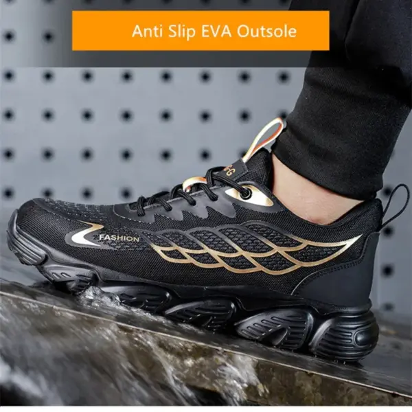 Breathable Safety Work Shoes for Men Size 47 - Image 4