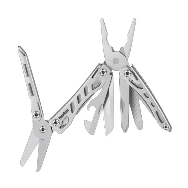NexTool 10-in-1 Mini Multitool Pliers Red/Green - Image 9