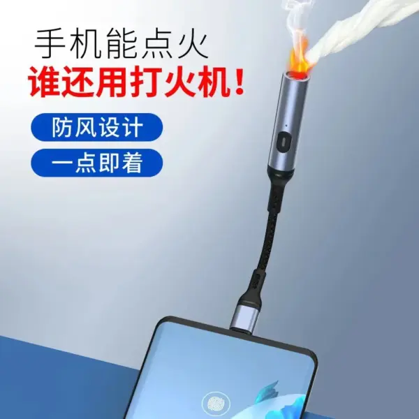 Metal Rechargeable Windproof Lighter Tool - Image 6