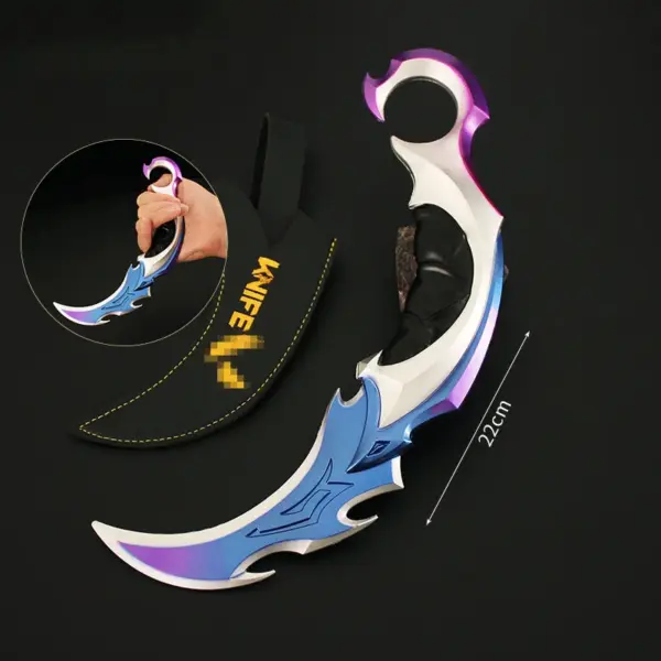 Valorant Reaver Karambit Toy Keychain Model - Image 18