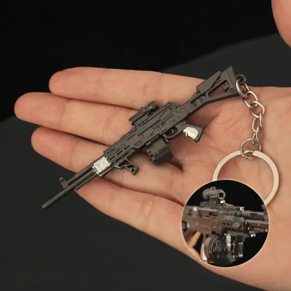 9cm Miniso Gun Keychain Game Model - Image 2