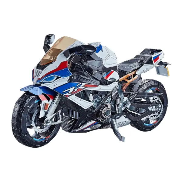 3D Metal Puzzle Motorcycle Captain America Model - Image 4