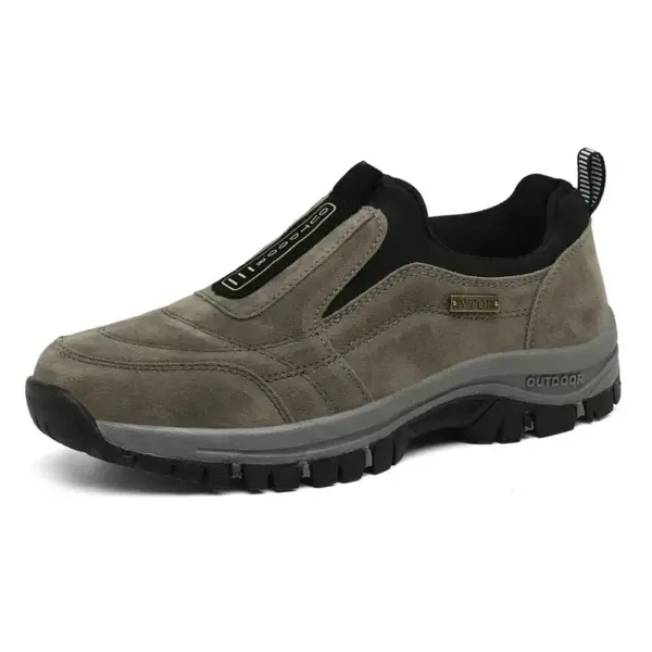 Men's Slip-On Suede Hiking Shoes - Image 8