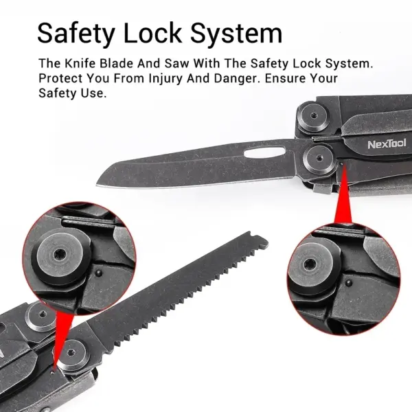 NexTool 16-in-1 Multi-tool EDC Folding Pliers - Image 3