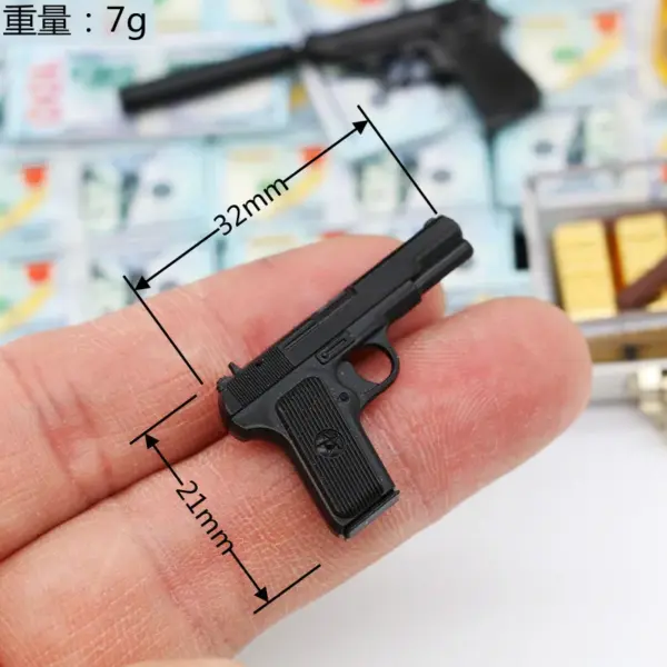 Miniature Metal Pistol Gun Model Accessories - Image 5